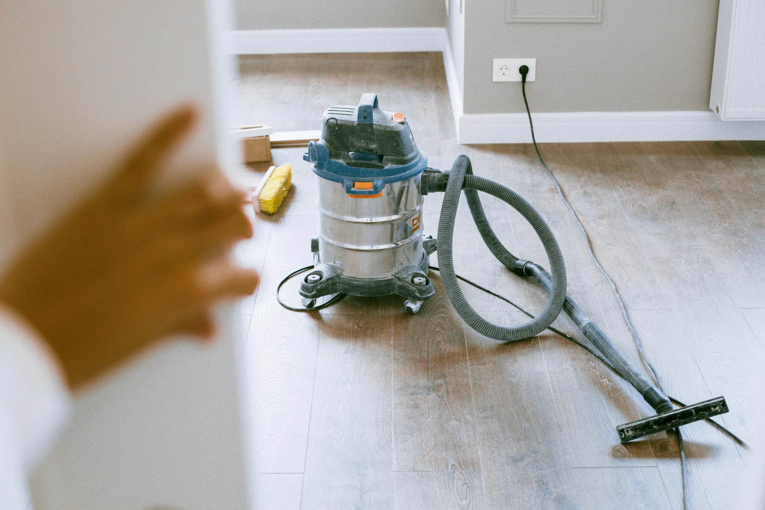 Nettoyage après chantier avec les équipes de Presta Net Rouen